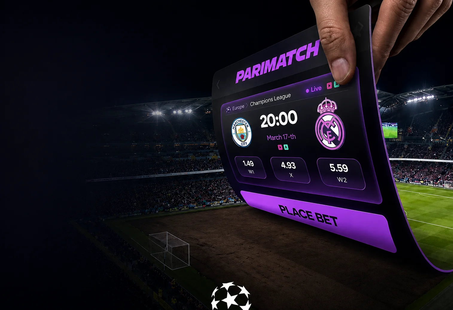 Football promotion artwork